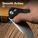 SENCUT Slybolt Black G-10  zsebkés