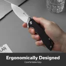 SENCUT Stratex Black G-10  zsebkés
