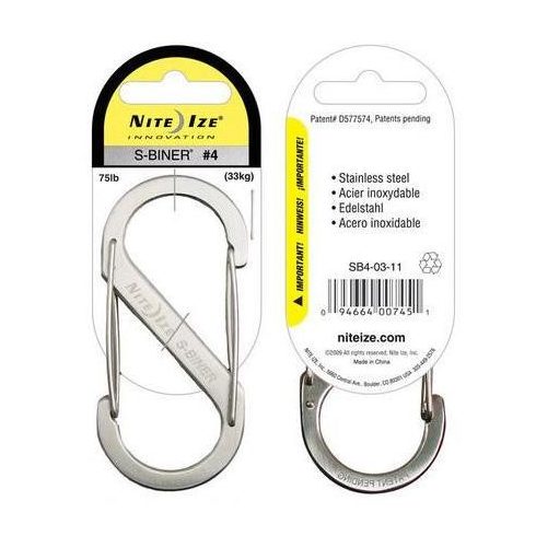 NITE IZE S Biner Karabiner 4 fémszínű Hidegfém Kések é NITE IZE S Biner Karabiner 2 fémszínű Hidegfém Kések é