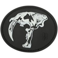   MAXPEDITION Sabertooth Skull Patch Glow in the Dark felvarró