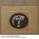 MAXPEDITION Sabertooth Skull Patch Glow in the Dark felvarró - SBTHZ