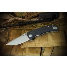 SPARTAN BLADES Astor Black Carbon Fiber G-10 zsebkés - SFBL8CF