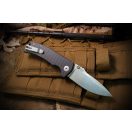 SPARTAN BLADES Astor Black Carbon Fiber G-10 zsebkés - SFBL8CF