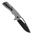 KANSEPT KNIVES Kryo Denim Micarta Black Blade zsebkés - T1001M1