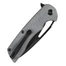 KANSEPT KNIVES Kryo Denim Micarta Black Blade zsebkés - T1001M1