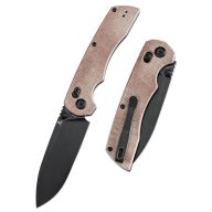 TENABLE  Kryo Brown Micarta Blackwashed zsebkés - T1001V5