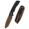 TENABLE Kryo Black G-10 Rose Gold Coated zsebkés