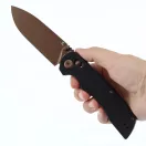 TENABLE Kryo Black G-10 Rose Gold Coated zsebkés