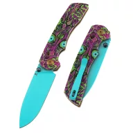   TENABLE Kryo Light Blue Coated Jade G-10 Purple Undead Print zsebkés