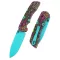 TENABLE Kryo Light Blue Coated Jade G-10 Purple Undead Print zsebkés