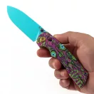 TENABLE Kryo Light Blue Coated Jade G-10 Purple Undead Print zsebkés