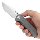 TENABLE Fermi Black Micarta Stonewashed zsebkés - T1122A3