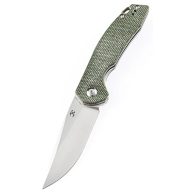 KANSEPT KNIVES Mini Accipiter Green Micarta zsebkés - T2007A2