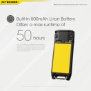 NITECORE TIP SE Fekete elemlámpa - TIPSE-B