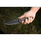 TOPS Trail Seeker Micarta green túlélőkés