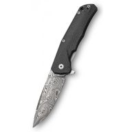 LIONSTEEL T.R.E. Carbon Fiber Thor Damascus zsebkés