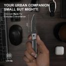 KIZER Little Grand Grey G-10 Micarta zsebkés