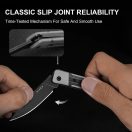 KIZER Little Grand Grey G-10 Micarta zsebkés