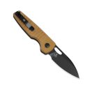 KIZER Parakeet Micarta Black Blade zsebkés - V2706A3