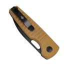 KIZER Parakeet Micarta Black Blade zsebkés - V2706A3