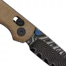 KIZER Begleiter 2.9 Damascus Norplex Ultrex Micarta zsebkés zsebkés - V3458-2CDA2