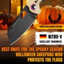 KIZER Mini Sheepdog Halloween Micarta Speciel Edition zsebkés