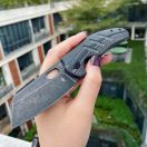 KIZER Mini Sheepdog allblack zsebkés - V3488C5