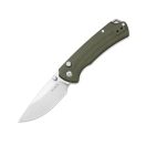 KIZER T1 BD Nitro-V Satin Green Micarta zsebkés - V3490-2BA1