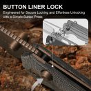 KIZER T1 BD Nitro-V Sunset Metal PVD Norplex UltreX Micarta zsebkés - V3490-2BA2