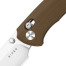 KIZER T1 CD Nitro-V Satin Brown G-10 zsebkés