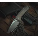 KIZER T1 Green Micarta zsebkés