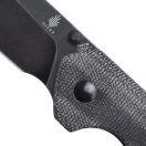 KIZER Guru Black Micarta zsebkés - V3504C1