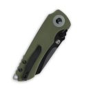 KIZER Mini Critical Black Blade G-10 zsebkés - V3508A3
