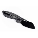 KIZER October Micarta Black zsebkés - V3569A1