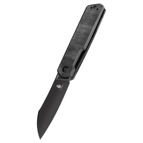 KIZER Klipper Micarta Black zsebkés - V3580C