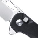 KIZER Azo Hic-Cup Button Lock Black Richlite zsebkés