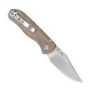 KIZER Drop Bear 2 Nitro-V Brown Micarta zsebkés