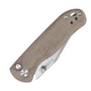 KIZER Drop Bear 2 Nitro-V Brown Micarta zsebkés