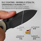 KIZER Drop Bear 2 Nitro-V Brown Aluminium zsebkés - V3619-2CD1