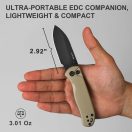 KIZER Drop Bear 2 Nitro-V Brown Aluminium zsebkés