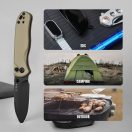 KIZER Drop Bear 2 Nitro-V Brown Aluminium zsebkés