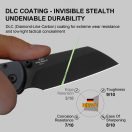 KIZER Drop Bear 2 Nitro-V Blue Canyon Richlite zsebkés