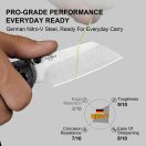 KIZER Drop Bear 2 Nitro-V Black Micarta zsebkés - V3619-2KS1