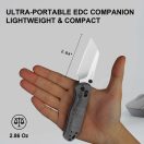 KIZER Drop Bear 2 Nitro-V Black Micarta zsebkés - V3619-2KS1