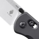 KIZER Drop Bear Clutch Lock Gunmetal Aluminium zsebkés
