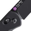 KIZER Drop Bear Clutch Lock Black Aluminium zsebkés - V3619C2