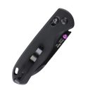 KIZER Drop Bear Clutch Lock Black Aluminium zsebkés - V3619C2