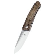 KIZER Agressor Brown Micarta zsebkés - V3629C1