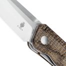 KIZER Agressor Brown Micarta zsebkés - V3629C1