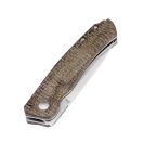 KIZER Agressor Brown Micarta zsebkés - V3629C1
